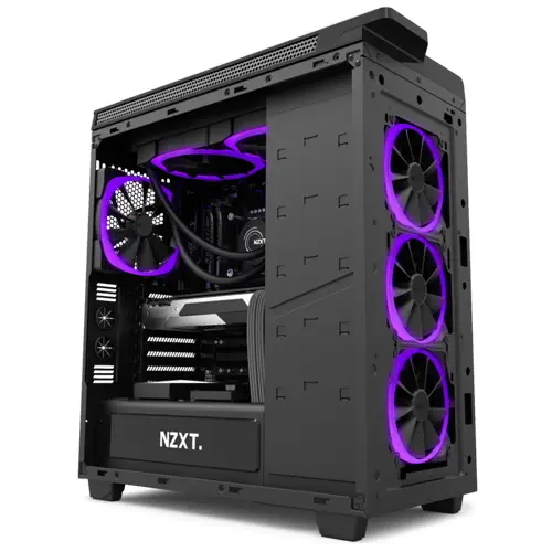 NZXT Aer RGB120 RF-AR120-B1 Dijital Kontrollü RGB LED HUE+ Uyumlu 120mm Tekli Fan