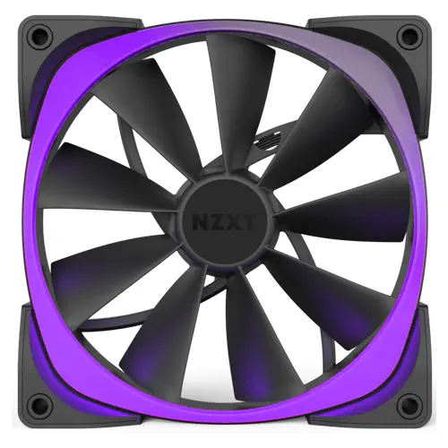 NZXT Aer RGB120 RF-AR120-B1 Dijital Kontrollü RGB LED HUE+ Uyumlu 120mm Tekli Fan