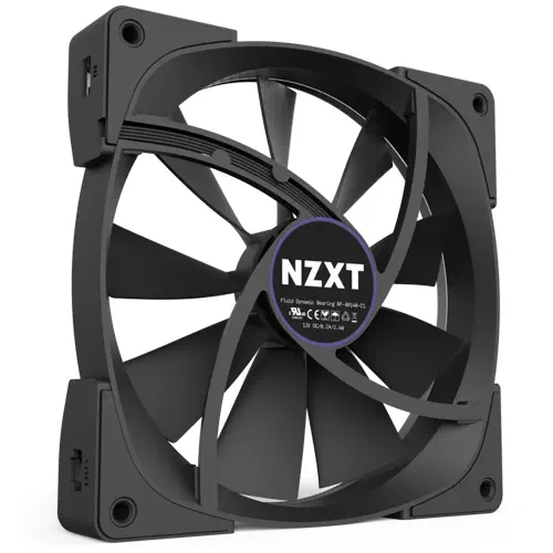 NZXT Aer RGB120 RF-AR120-B1 Dijital Kontrollü RGB LED HUE+ Uyumlu 120mm Tekli Fan