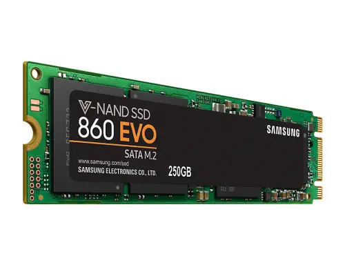 Samsung 860 Evo 250GB 550MB/520MB/s M.2 SSD Disk - MZ-N6E250BW