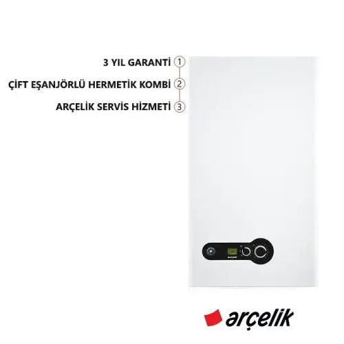 Arçelik DGK 30 EK LCD Hermetik (30.000 kcal/h)