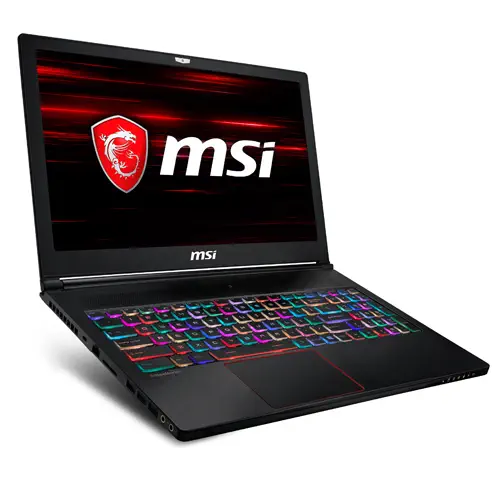 MSI GS63 Stealth 8RE-038TR i7-8750H 2.20GHz 32GB DDR4 256GB SSD+1TB GTX 1060 GDDR5 6GB 15.6” Full HD Win10 Gaming Notebook