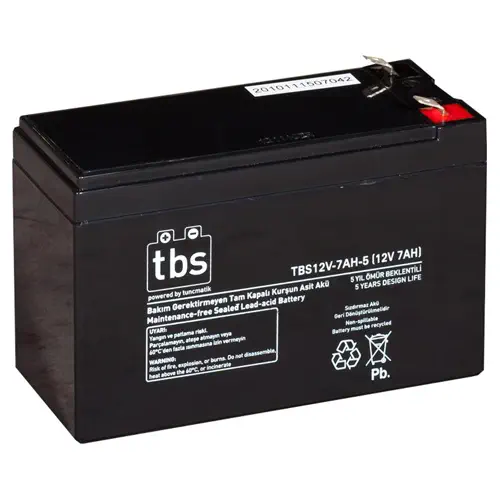 Tunçmatik TBS TSK1454 12V-7AH-5 UPS Tip Akü