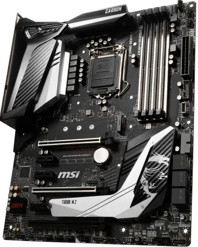 MSI MPG Z390 Gaming Pro Carbon Ac Intel Z390 Soket 1151 DDR4 4400(O.C.)MHz ATX Gaming(Oyuncu) Anakart