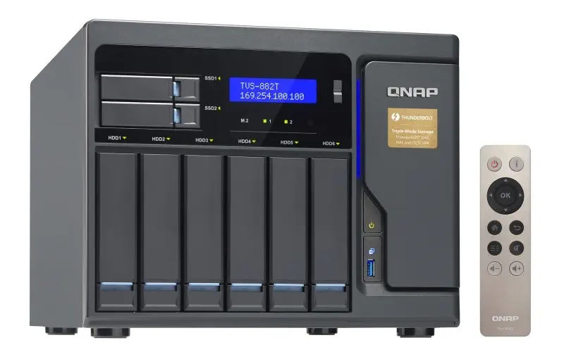 Qnap TVS-882T 8 Disk Yuvalı 16GB Ram Tower Nas Depolama Ünitesi