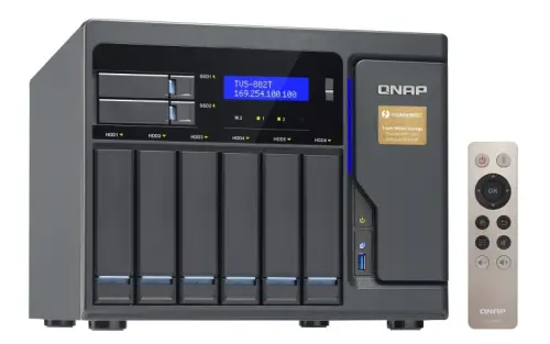 Qnap TVS-882T 8 Disk Yuvalı 16GB Ram Tower Nas Depolama Ünitesi 