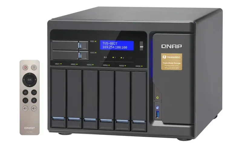 Qnap TVS-882T 8 Disk Yuvalı 16GB Ram Tower Nas Depolama Ünitesi