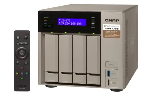 Qnap TVS-473 4 Disk Yuvalı 8GB Ram Tower Nas Depolama Ünitesi 