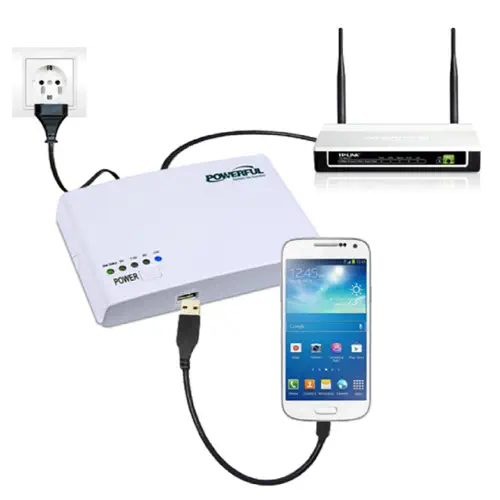 Powerful PM-4400 3-12 Saat Micro DC Modem UPS