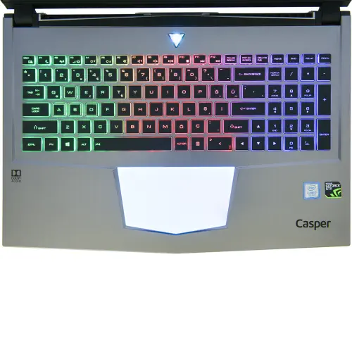 Casper Excalibur G750.7700-B510X Intel Core i7-8750H 2.20GHz 16GB 240GB SSD + 1TB 8GB GeForce GTX 1070 15.6” FreeDOS Gaming Notebook