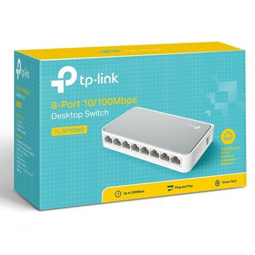Tp-Link TL-SF1008D 8 Port 10/100Mbps Masaüstü Switch