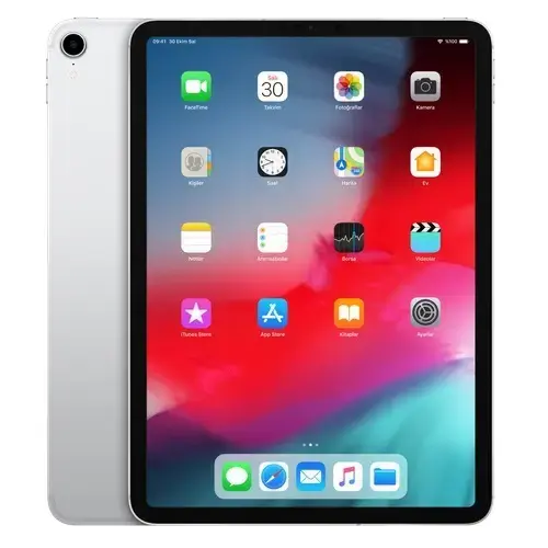 Apple iPad Pro 2018 64GB Wi-Fi + Cellular 11″ Silver MU0U2TU/A Tablet - Apple Türkiye Garantili
