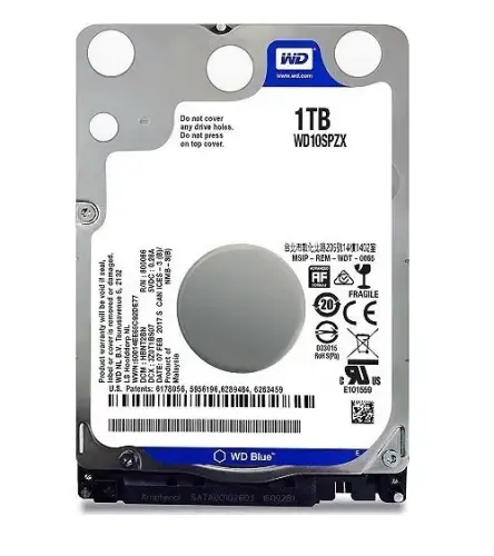 WD Blue WD10SPZX 1TB 128MB 2.5″ 5400RPM Sata 3 Harddisk