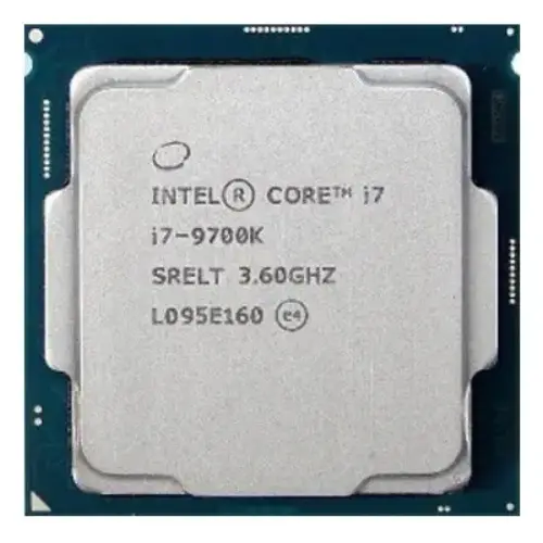 Intel Core i7-9700K 3.60GHz 12MB Soket 1151 İşlemci (Fansız) 