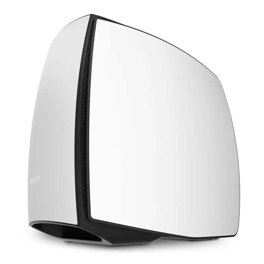NZXT Manta CA-MANTW-W1 Beyaz Siyah Pencereli USB3.0 Mini-ITX Kasa 3XFan/5x Fan Yuvası/Toz Filtresi