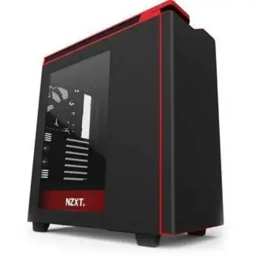 NZXT H440 CA-H442W-M1  Siyah Kırmızı Pencereli USB3.1 ATX Kasa 4XFan/7x Fan Yuvası/Toz Filtresi