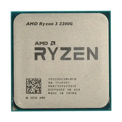 AMD Ryzen 3 2200G 3.5GHz AM4 Multipack (Kutusuz) İşlemci (Fanlı)