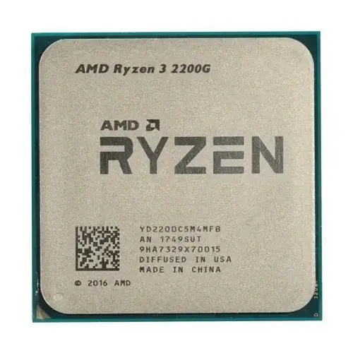 AMD Ryzen 3 2200G 3.5GHz AM4 Multipack (Kutusuz) İşlemci (Fanlı)