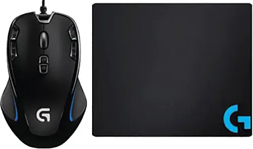 Logitech G300s 2500DPI 9 Tuş Optik Gaming Mouse + Mouse Pad Set