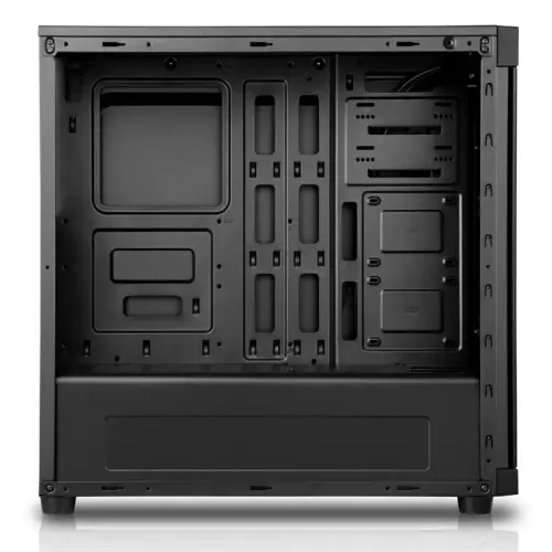 Power Boost Elegance Serisi VK-G1006B Mavi LED Fan USB 3.0 Temperli Cam Panel Mid-Tower Gaming Kasa