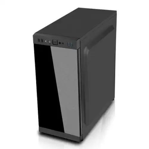 Power Boost Elegance Serisi VK-G1006B Mavi LED Fan USB 3.0 Temperli Cam Panel Mid-Tower Gaming Kasa