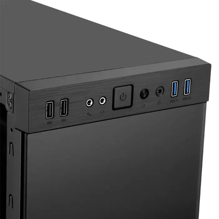 Power Boost Elegance Serisi VK-G1006B Mavi LED Fan USB 3.0 Temperli Cam Panel Mid-Tower Gaming Kasa