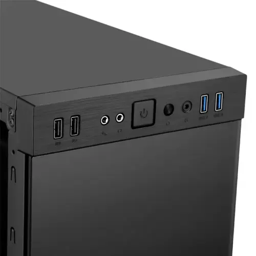 Power Boost Elegance Serisi VK-G1006B Mavi LED Fan USB 3.0 Temperli Cam Panel Mid-Tower Gaming Kasa
