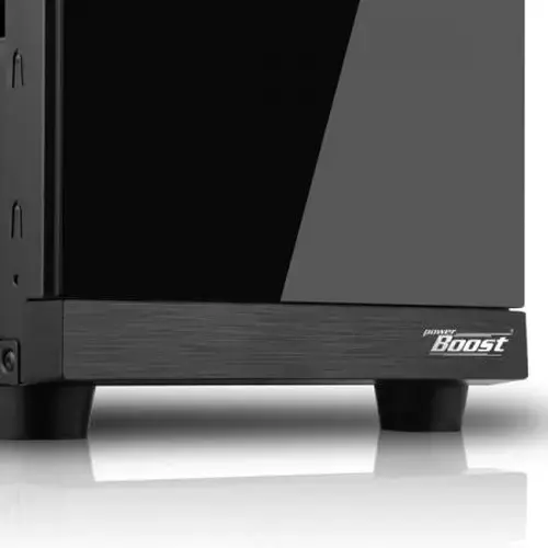 Power Boost Elegance Serisi VK-G1006B Mavi LED Fan USB 3.0 Temperli Cam Panel Mid-Tower Gaming Kasa