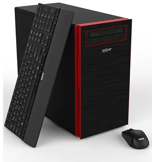 Exper Diamond DEX569 Intel Core i5-7400 3.50GHz 8GB 1TB 2GB GeForce GT710 FreeDOS Masaüstü Bilgisayar