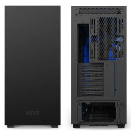 NZXT H700i CA-H700W-BL Pencereli RGB Akıllı Mat Siyah-Mavi Mid-Tower Kasa