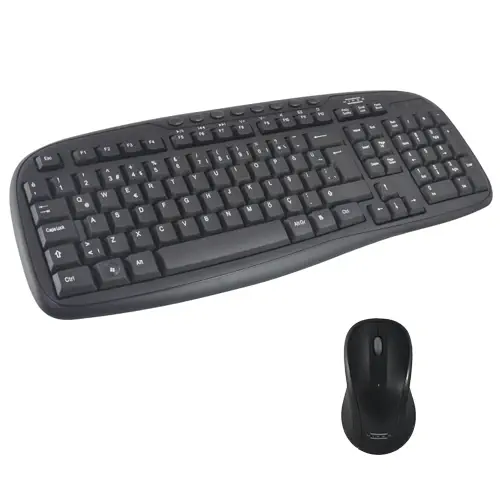 Hiper KM-3065/M-350 Multimedya USB Siyah Klavye & Mouse Set