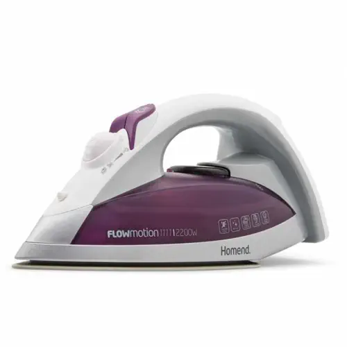 Homend Flowmotion 1111 Pearl Ceramic Taban 2200W Buharlı Ütü
