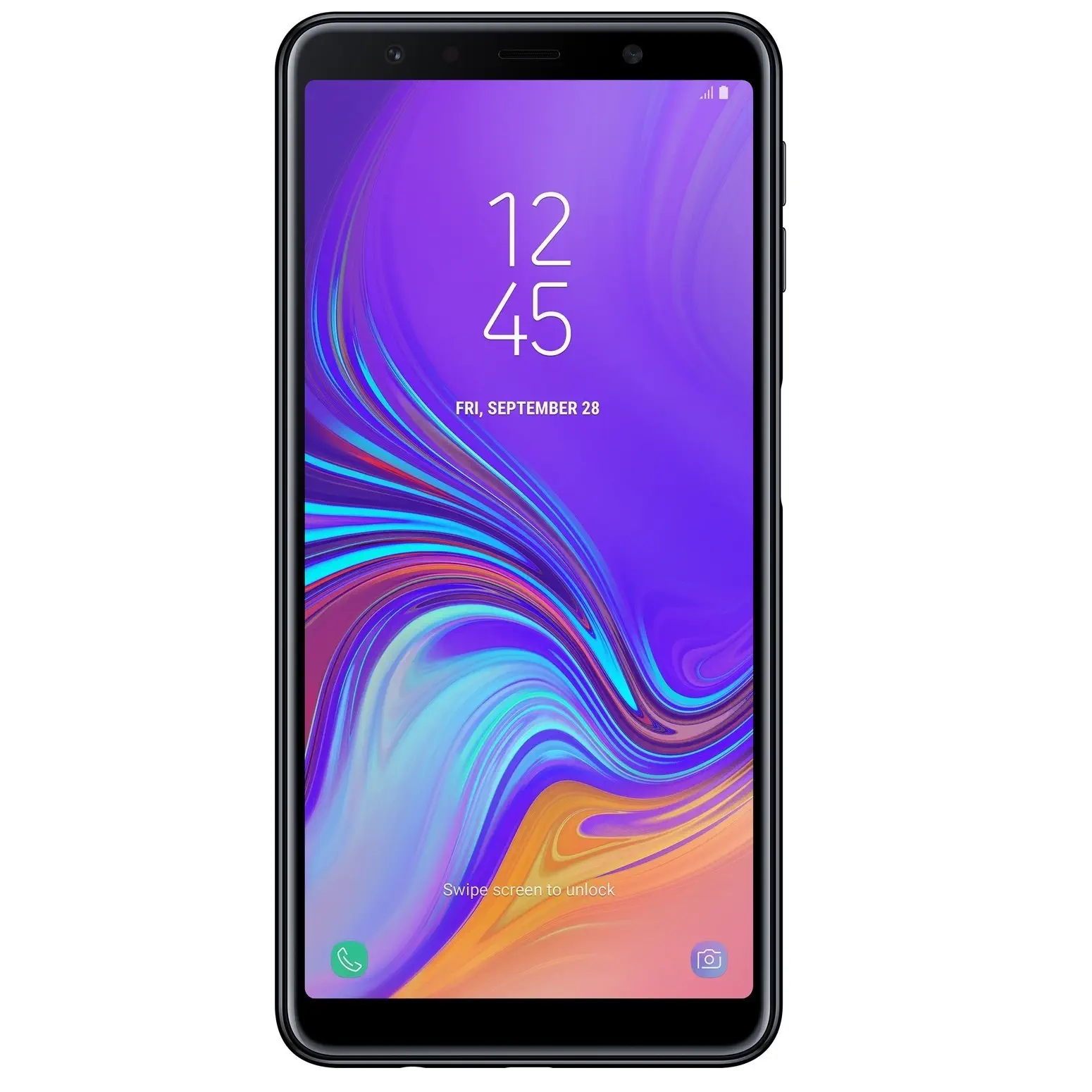 Samsung Galaxy A7 2018 A750F 64GB Siyah Cep Telefonu - Distribütör Garantili