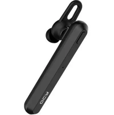 QCY A1 Bluetooth V5.0 Kablosuz Tekli Siyah Kulaklık - 2 Yıl Resmi Distribütör Garantili