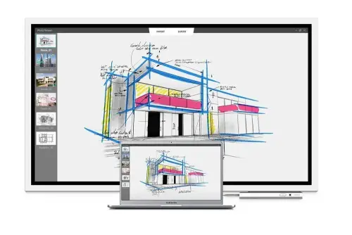 Samsung WM55H 55″ Led Flip E-Board - Dijital Sunum Ekranı