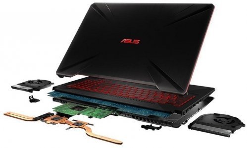 Asus TUF Gaming FX504GD-58250 Intel Core i5-8300H 2.30GHz 8GB DDR4 1TB+256GB SSD 4GB GeForce GTX 1050 15.6” Full HD FreeDOS Gaming Notebook