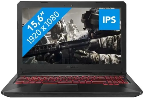 Asus TUF Gaming FX504GD-58250 Intel Core i5-8300H 2.30GHz 8GB DDR4 1TB+256GB SSD 4GB GeForce GTX 1050 15.6” Full HD FreeDOS Gaming Notebook