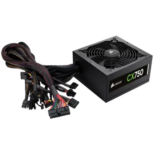 Corsair CX Serisi 750Watt 80+ Bronze Power Supply - CX750 CP-9020015-EU