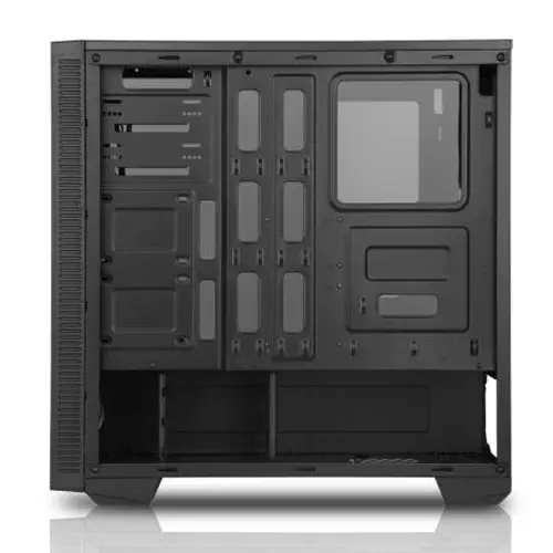 Power Boost Elegance Serisi VK-G1007B Mavi LED Fan USB 3.0 Temperli Cam Panel Mid-Tower Gaming Kasa