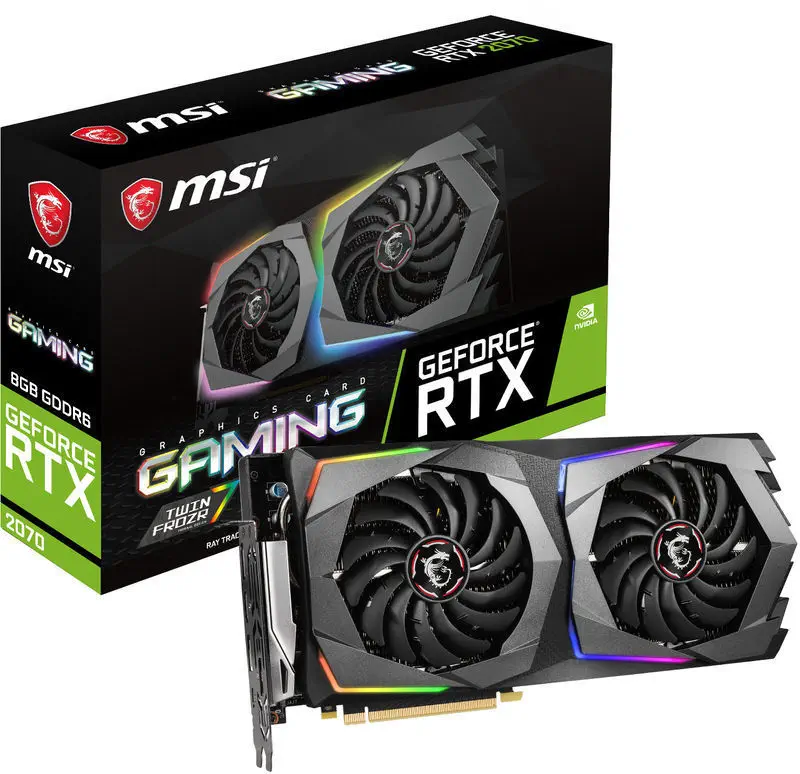 MSI GeForce RTX 2070 Gaming 8G 8GB GDDR6 256Bit DX12 Gaming Ekran Kartı