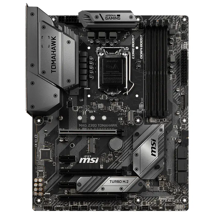 MSI MAG Z390 Tomahawk Intel Z390 Soket 1151 DDR4 4400(OC)MHz ATX Gaming Anakart