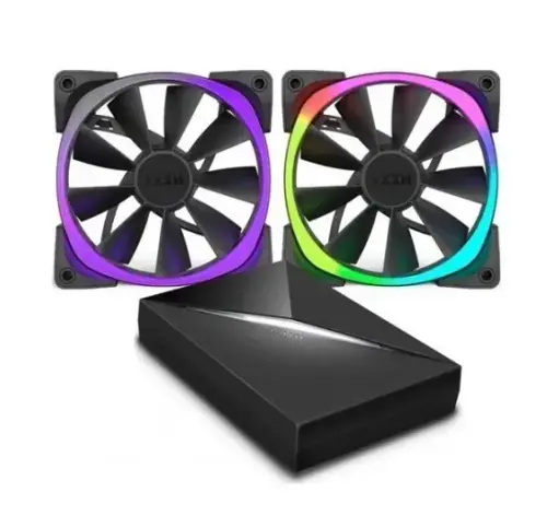 NZXT Aer RGB 2x120 RF-AR120-C1 120MM Fan ve Hue + Starter Kit