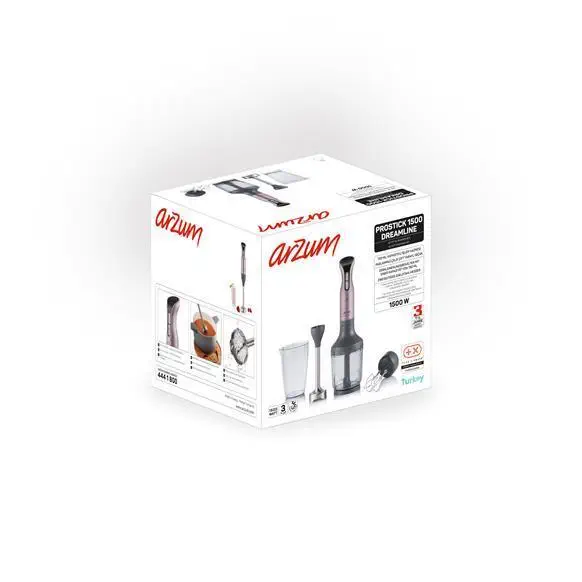 Arzum AR1071 Prostick El Blender Set Dreamline Lila