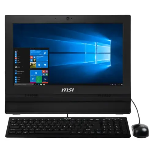 MSI Pro 16T 7M-039XTR Intel Celeron 3865U 1.80GHz 4GB DDR4 128GB SSD 15.6” HD Single-Touch FreeDOS Siyah All In One PC
