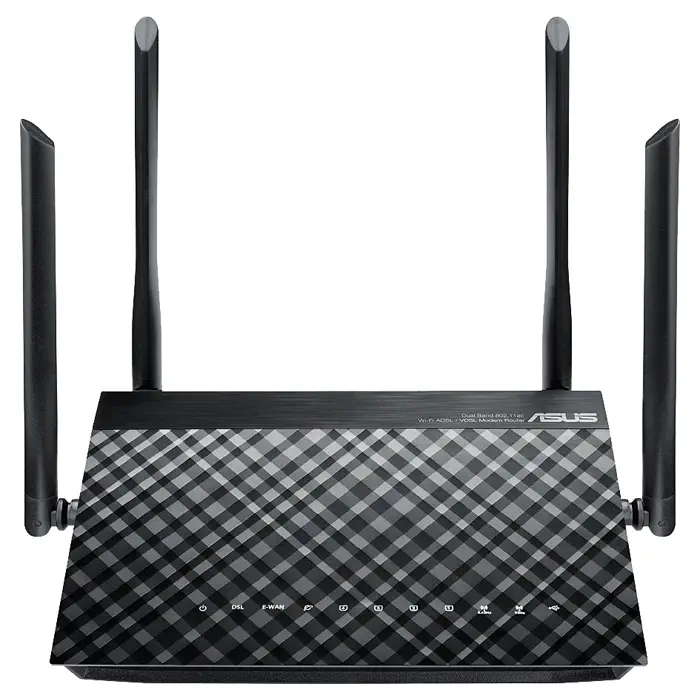 Asus DSL-AC55U Çift Bant 802.11ac Kablosuz ADSL/VDSL Modem Router