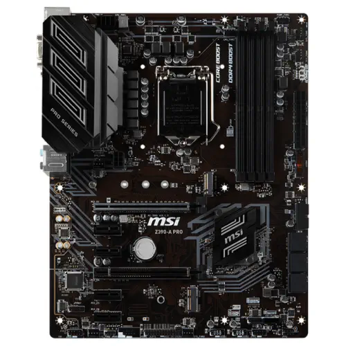 MSI Z390-A Pro Intel Z390 Soket 1151 DDR4 4400(O.C.)MHz ATX Gaming(Oyuncu) Anakart