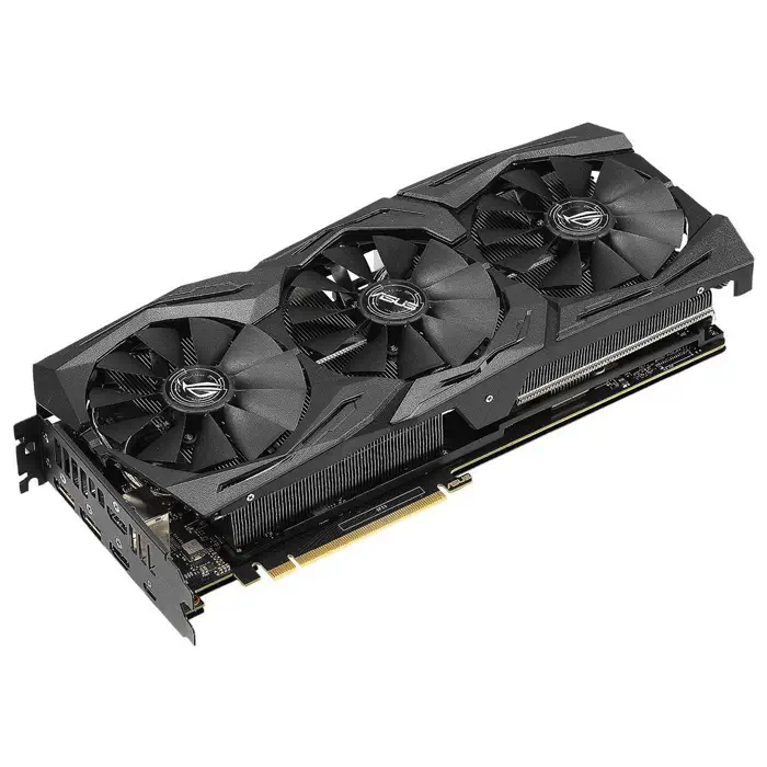Asus ROG-Strix-RTX2070-O8G-Gaming GeForce RTX 2070 8GB GDDR6 256Bit DX12 Gaming Ekran Kartı