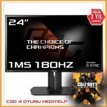 Asus ROG Swift PG248Q 24" Full HD 1ms G-Sync (HDMI+Display) eSports (Gaming) Oyuncu Led Monitör