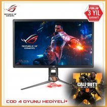 Asus Rog PG27UQ 27" Swift 4K UHD (3840 x 2160) 144Hz G-SYNC HDR 4ms IPS Aura Sync Oyuncu Monitörü