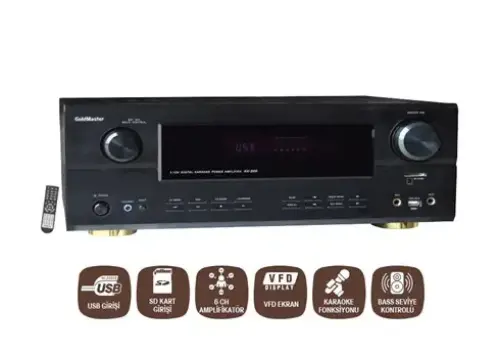 Goldmaster AV-500 USB 6 Kanal Ev Anfisi